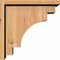 Ekena Millwork Mediterranean Smooth Corbel w/Backplate, Western Red Cedar, 7 1/2"W x 14"D x 14"H COR08X14X14MED01SWR - alternate 4